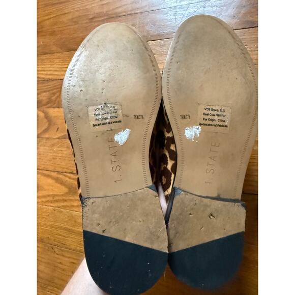 1.STATE Women's Leopard Print Flat Mule Slip-On Size 7.5 - Picture 5 of 13
